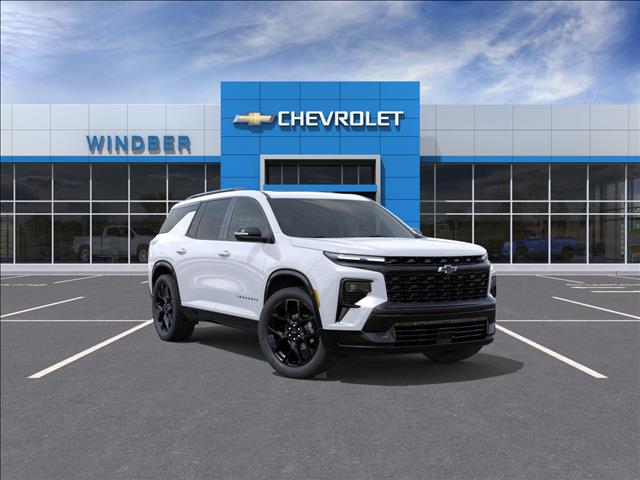 2026 Chevrolet Traverse RS Polar White Tricoat G4j at Memorial Highway Chevrolet