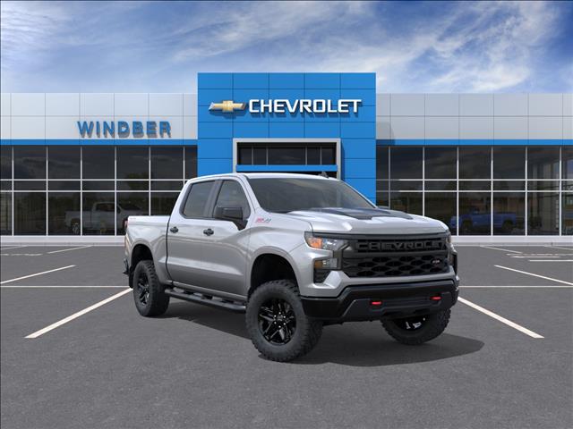 2026 Chevrolet Silverado 1500 Custom Trail Boss Sterling Gray Metallic Gxd at Team Chevrolet Buick GMC