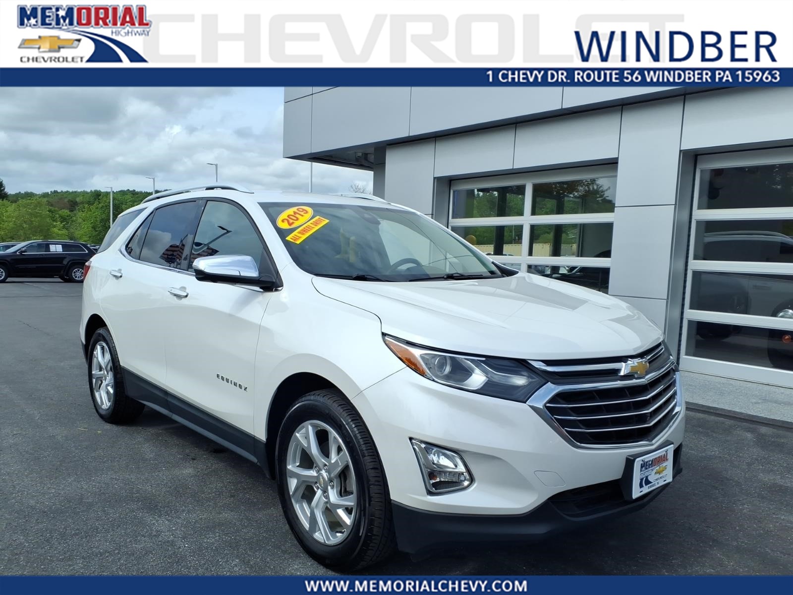 2019 Chevrolet Equinox Premier Summit White at Delaney Chevrolet Nissan Volvo of Greensburg