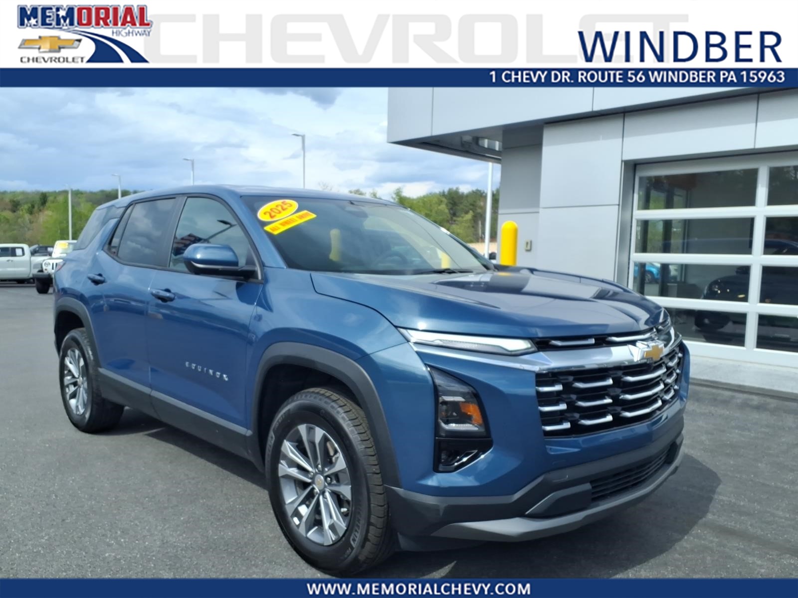 2025 Chevrolet Equinox LT Lakeshore Blue Metallic at Memorial Highway Chevrolet
