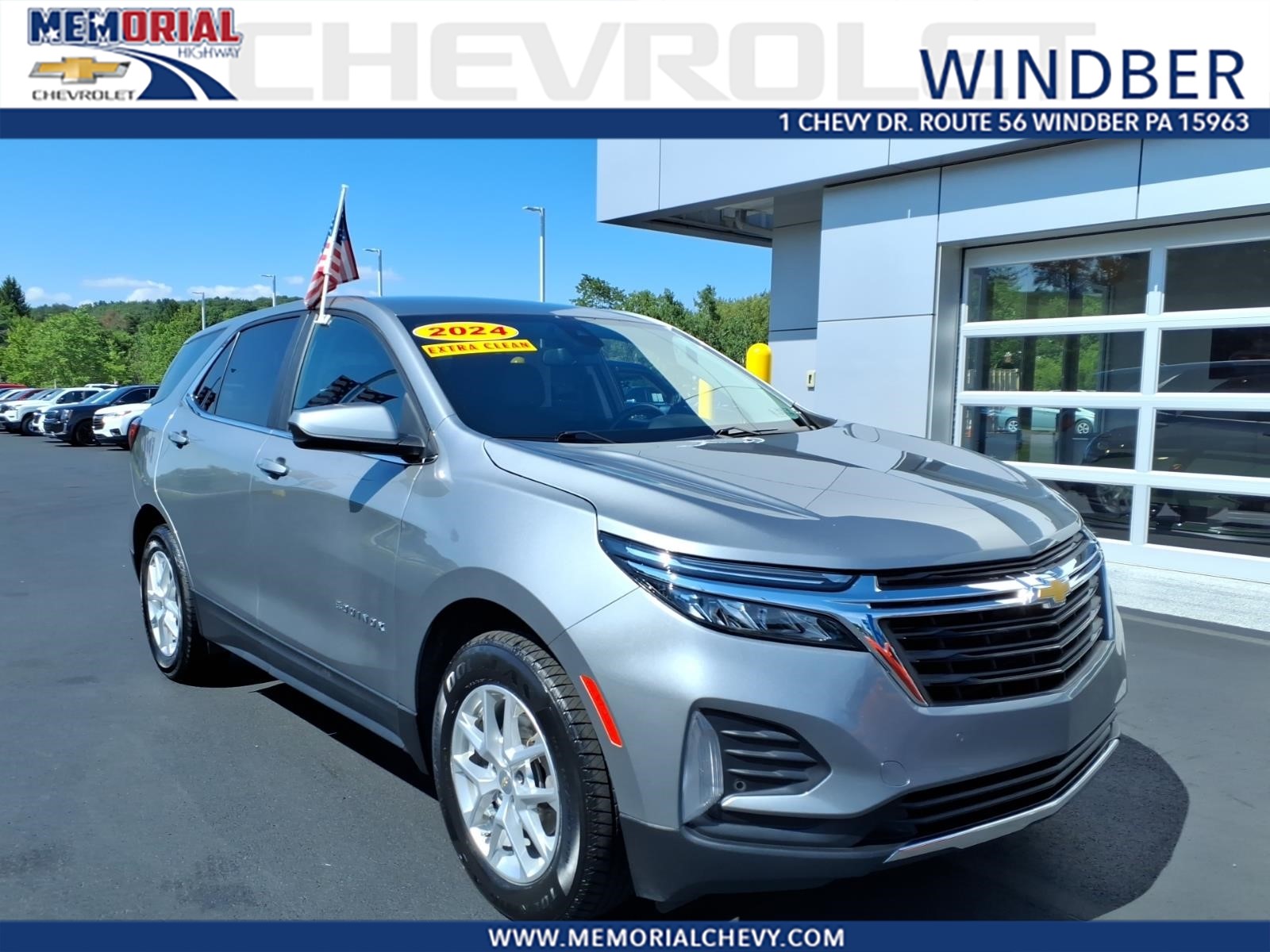 2024 Chevrolet Equinox LT Sterling Gray Metallic at Delaney Chevrolet Nissan Volvo of Greensburg