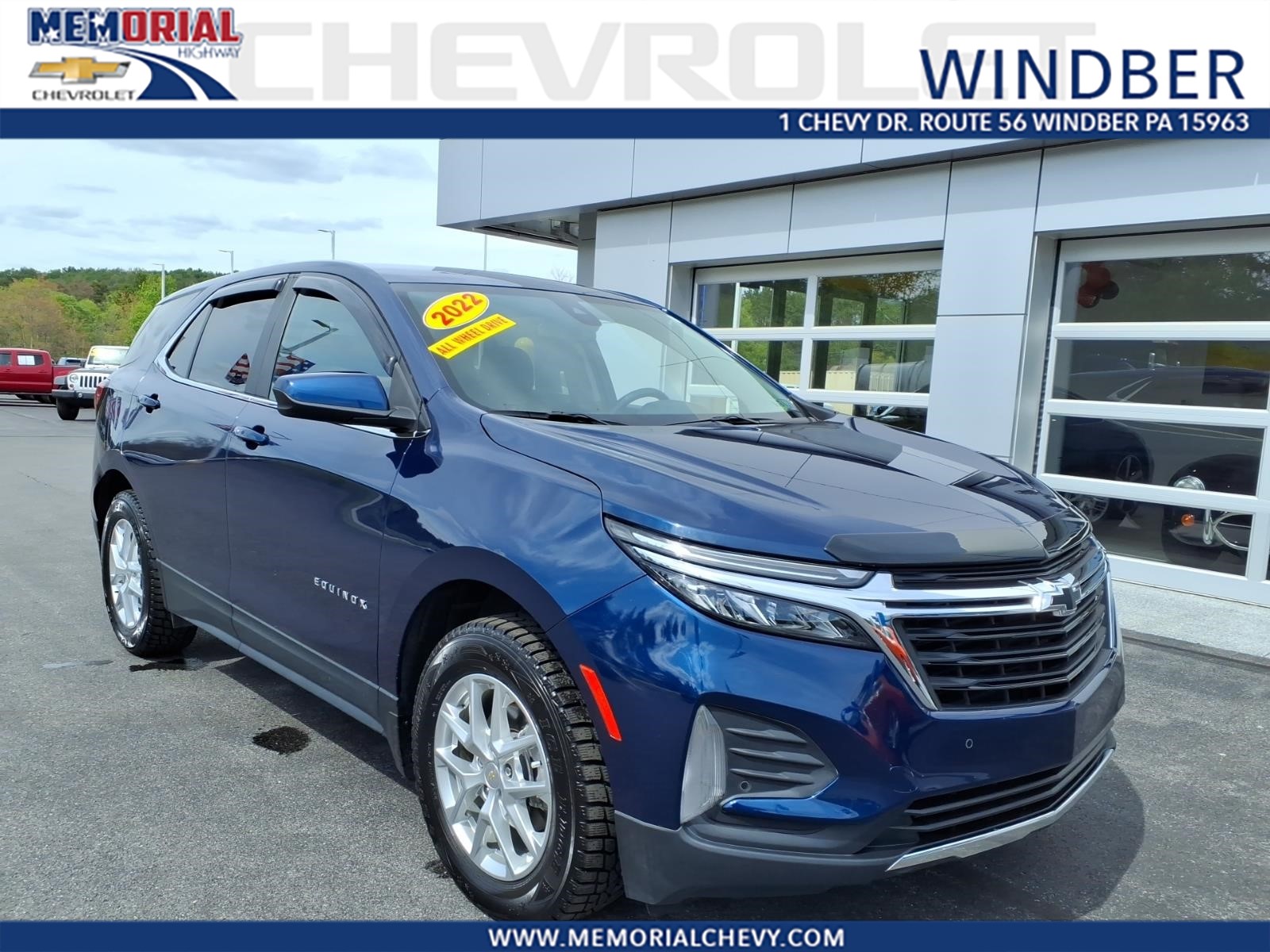 2022 Chevrolet Equinox LT Blue Glow Metallic at Delaney Chevrolet Nissan Volvo of Greensburg
