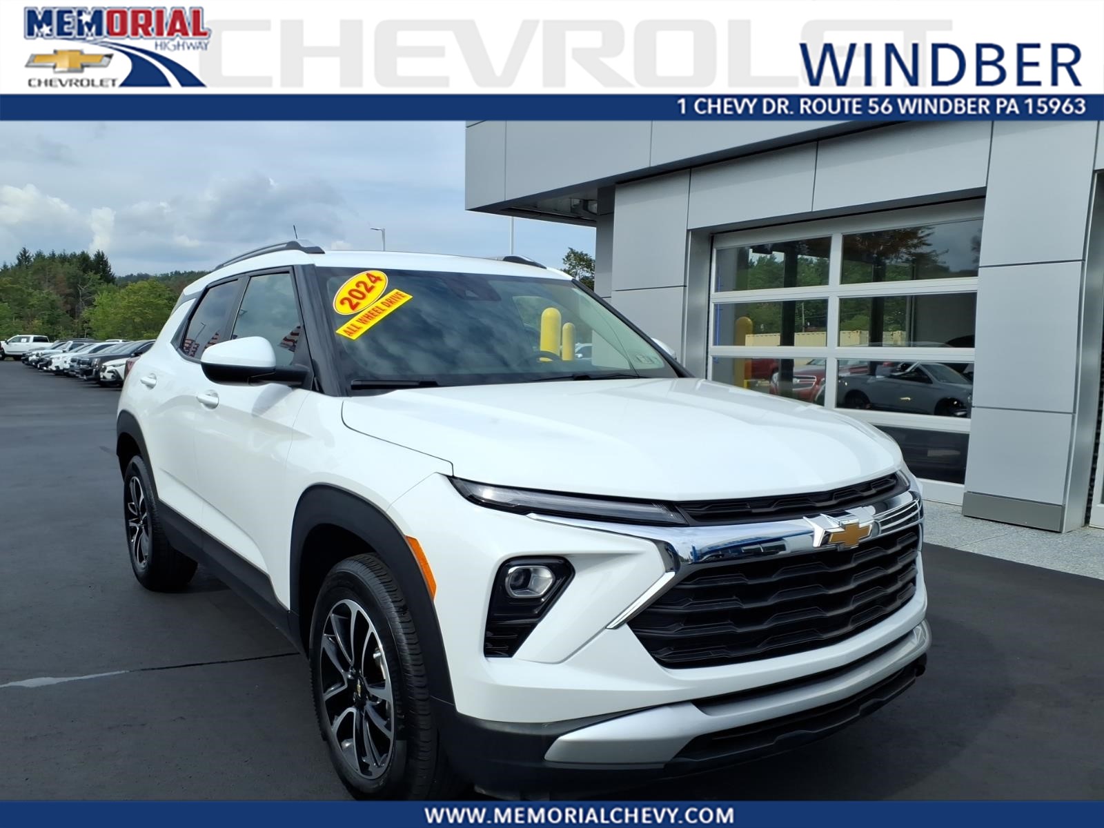 2024 Chevrolet Trailblazer LT Summit White at Delaney Chevrolet Nissan Volvo of Greensburg