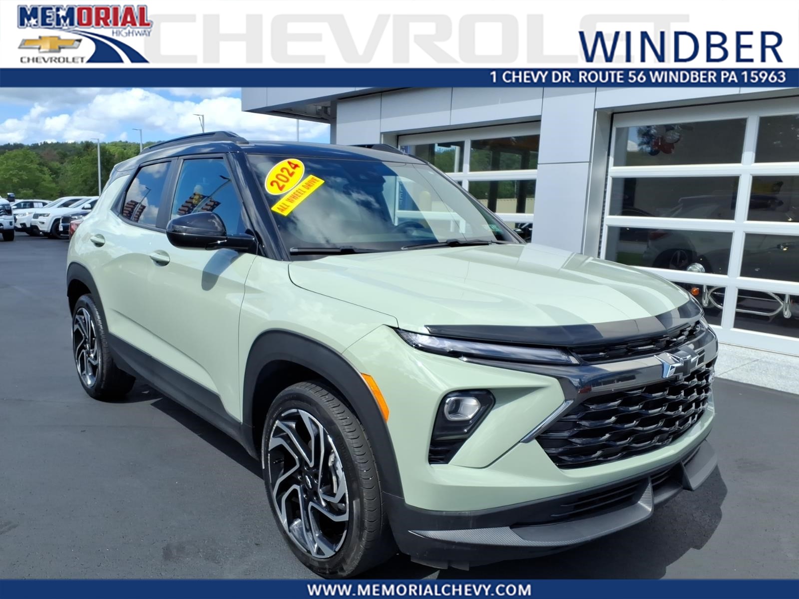 2024 Chevrolet Trailblazer RS Cacti Green at Memorial Highway Chevrolet