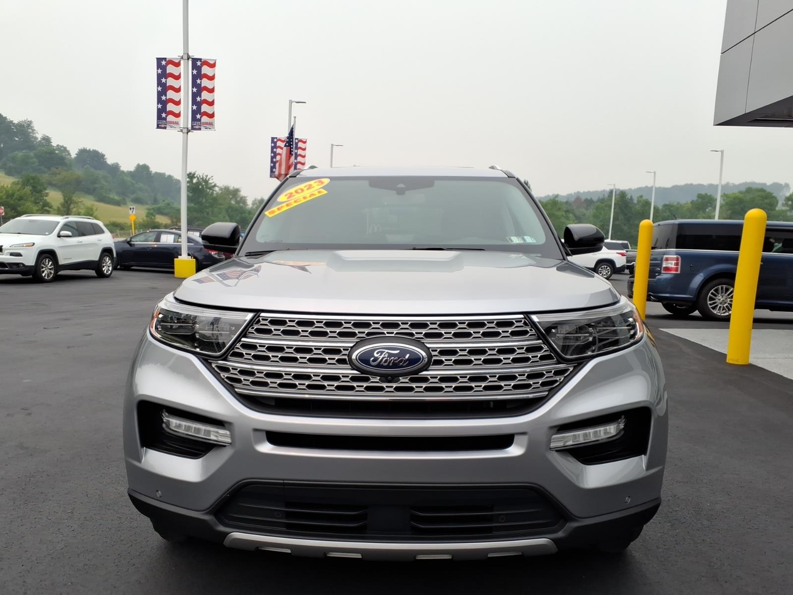 2023 Ford Explorer Limited Iconic Silver at Memorial Highway Chevrolet