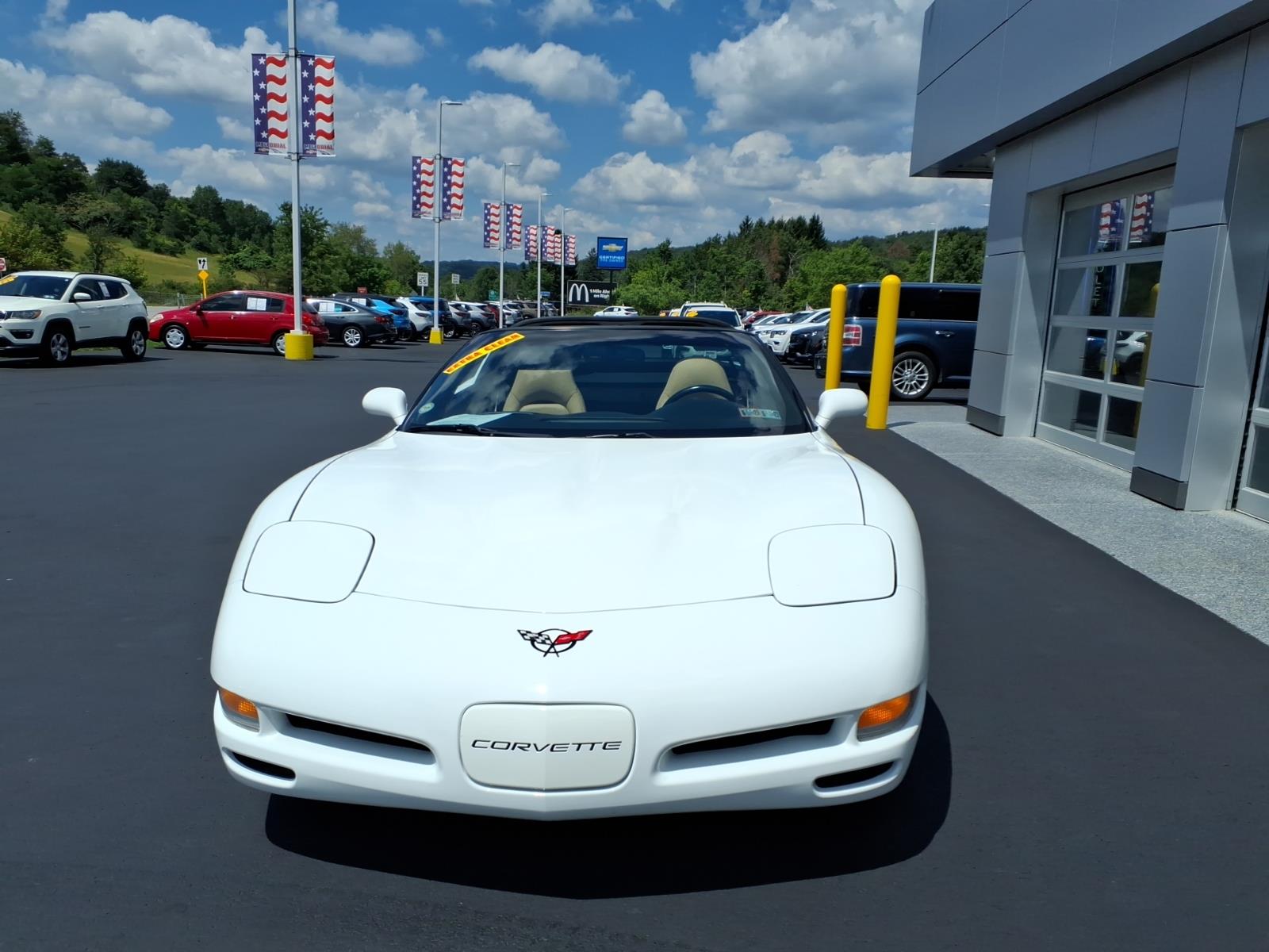 1998 Chevrolet Corvette Base White at Memorial Highway Chevrolet
