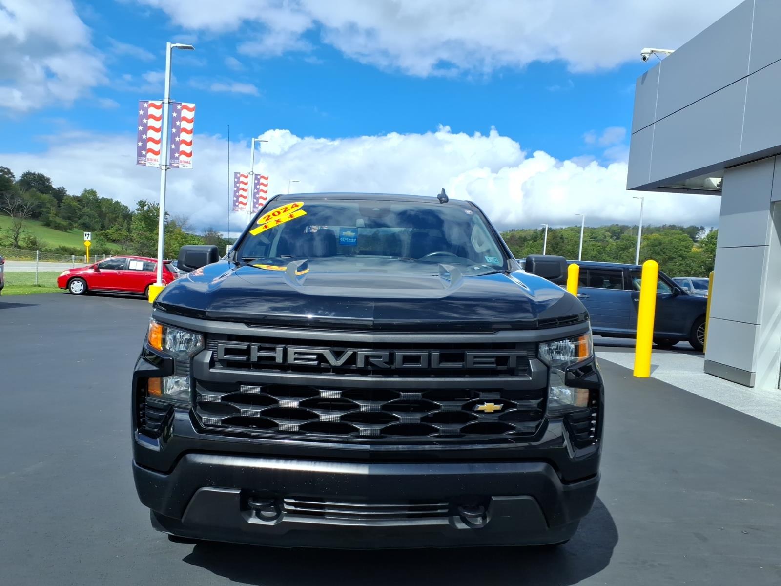 2024 Chevrolet Silverado 1500 Work Truck Black at Memorial Highway Chevrolet