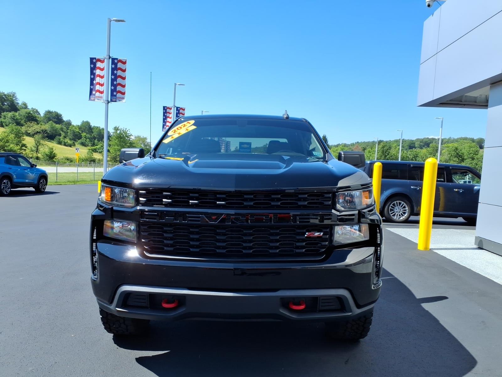 2021 Chevrolet Silverado 1500 Custom Trail Boss Black at Team Chevrolet Buick GMC