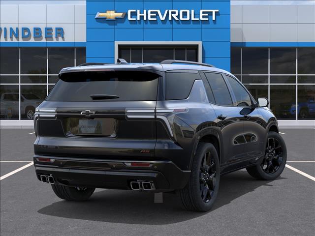 2026 Chevrolet Traverse RS Mosaic Black Metallic Gb8 at Memorial Highway Chevrolet