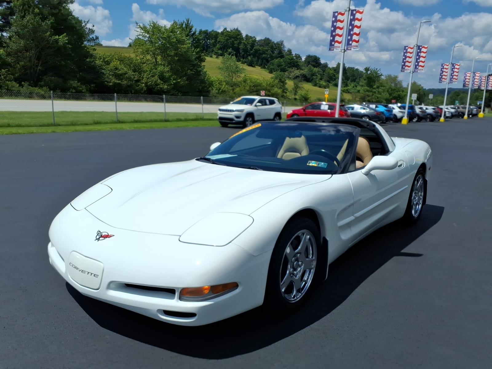 1998 Chevrolet Corvette Base White at Memorial Highway Chevrolet