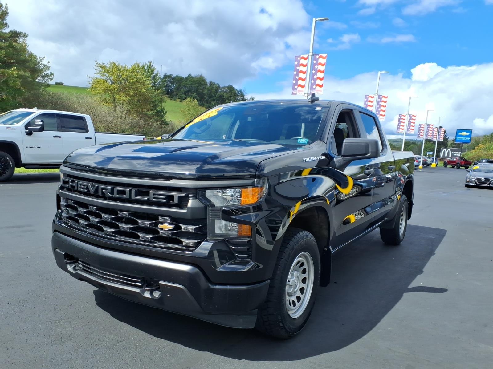 2024 Chevrolet Silverado 1500 Work Truck Black at Memorial Highway Chevrolet