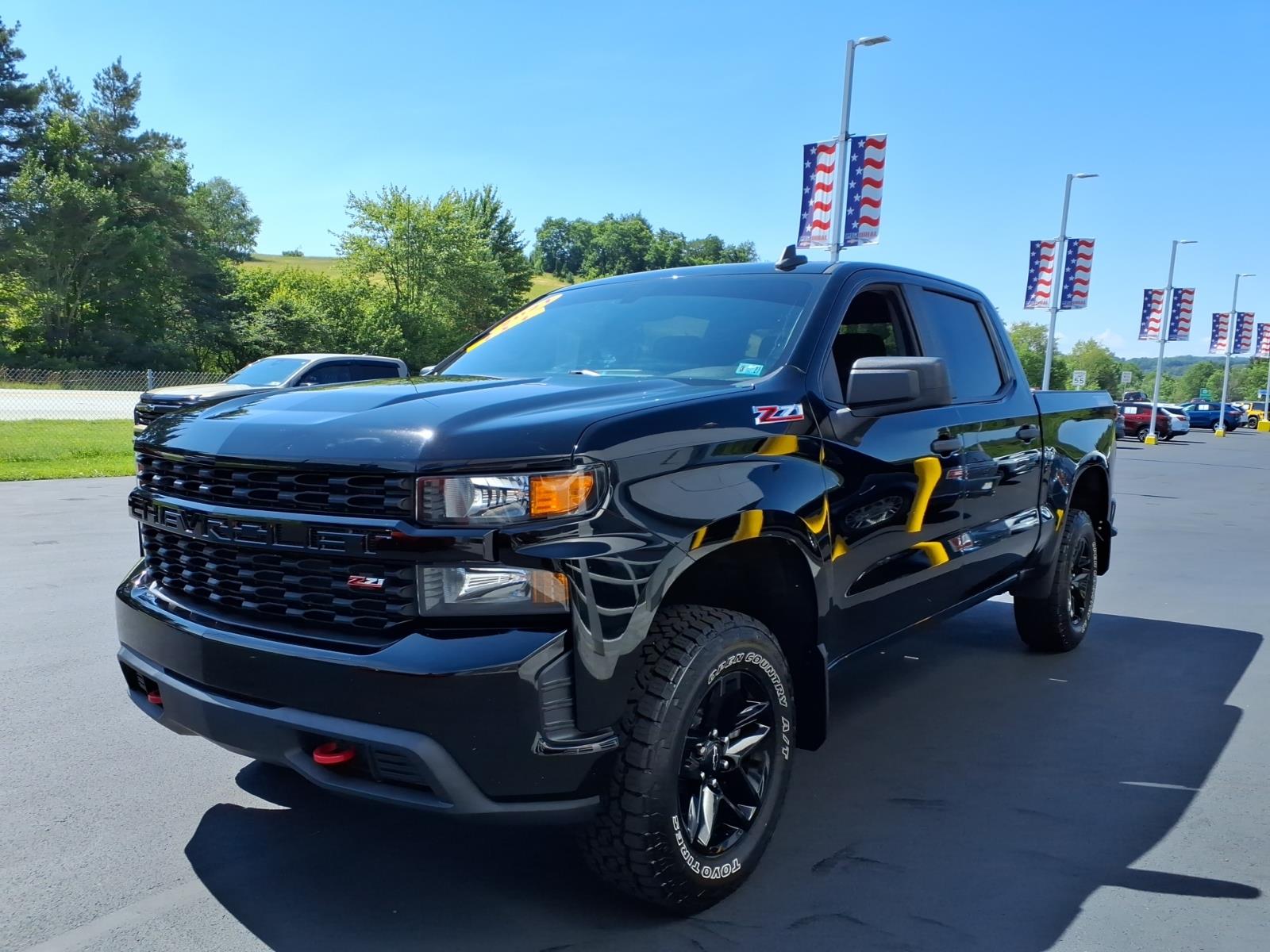 2021 Chevrolet Silverado 1500 Custom Trail Boss Black at Team Chevrolet Buick GMC