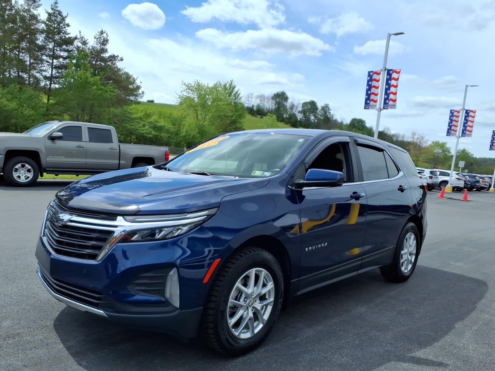 2022 Chevrolet Equinox LT Blue Glow Metallic at Delaney Chevrolet Nissan Volvo of Greensburg