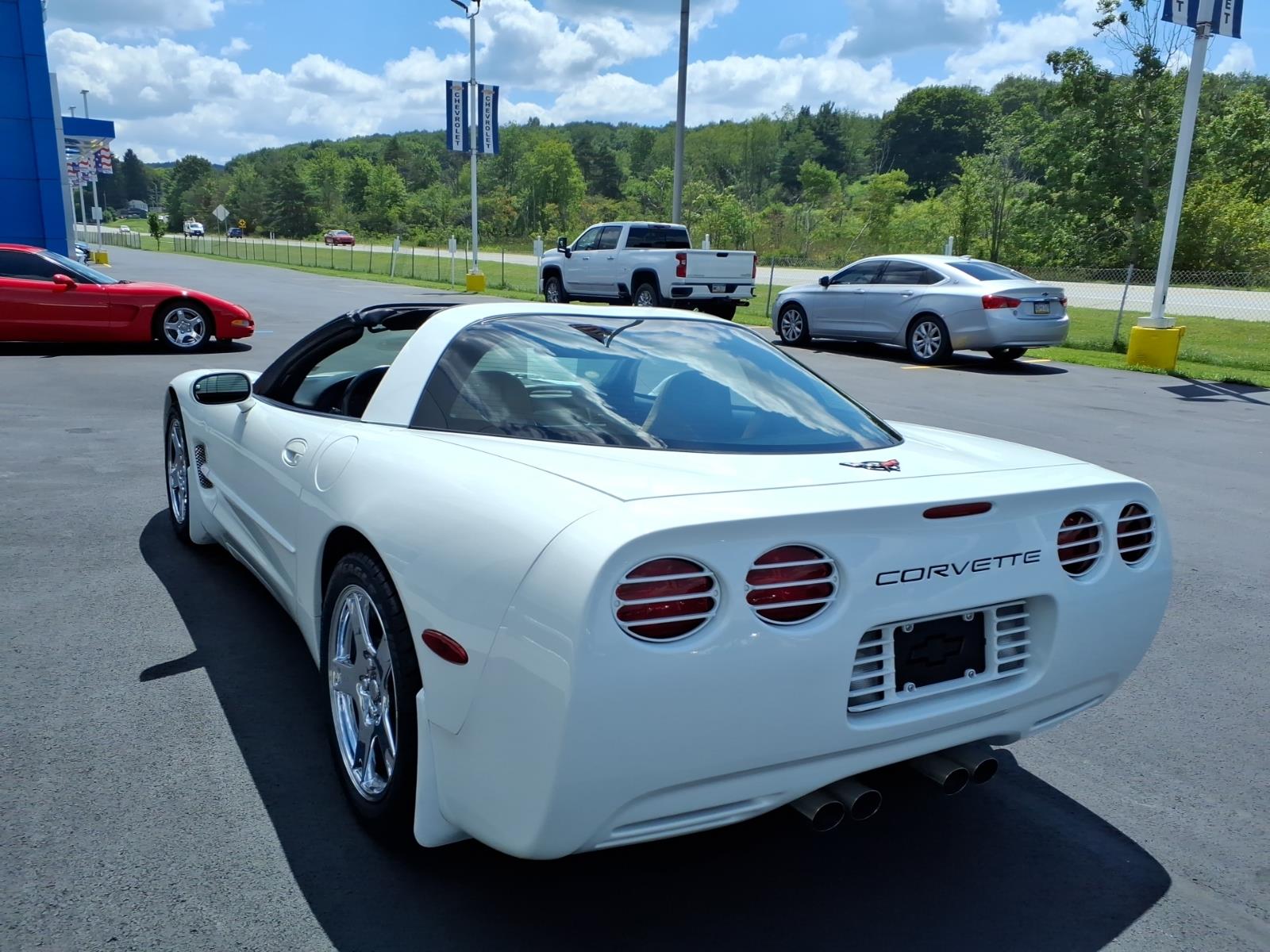 1998 Chevrolet Corvette Base White at Memorial Highway Chevrolet