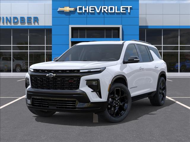 2026 Chevrolet Traverse RS Polar White Tricoat G4j at Memorial Highway Chevrolet
