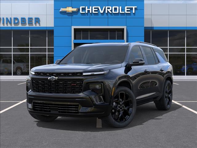 2026 Chevrolet Traverse RS Mosaic Black Metallic Gb8 at Memorial Highway Chevrolet