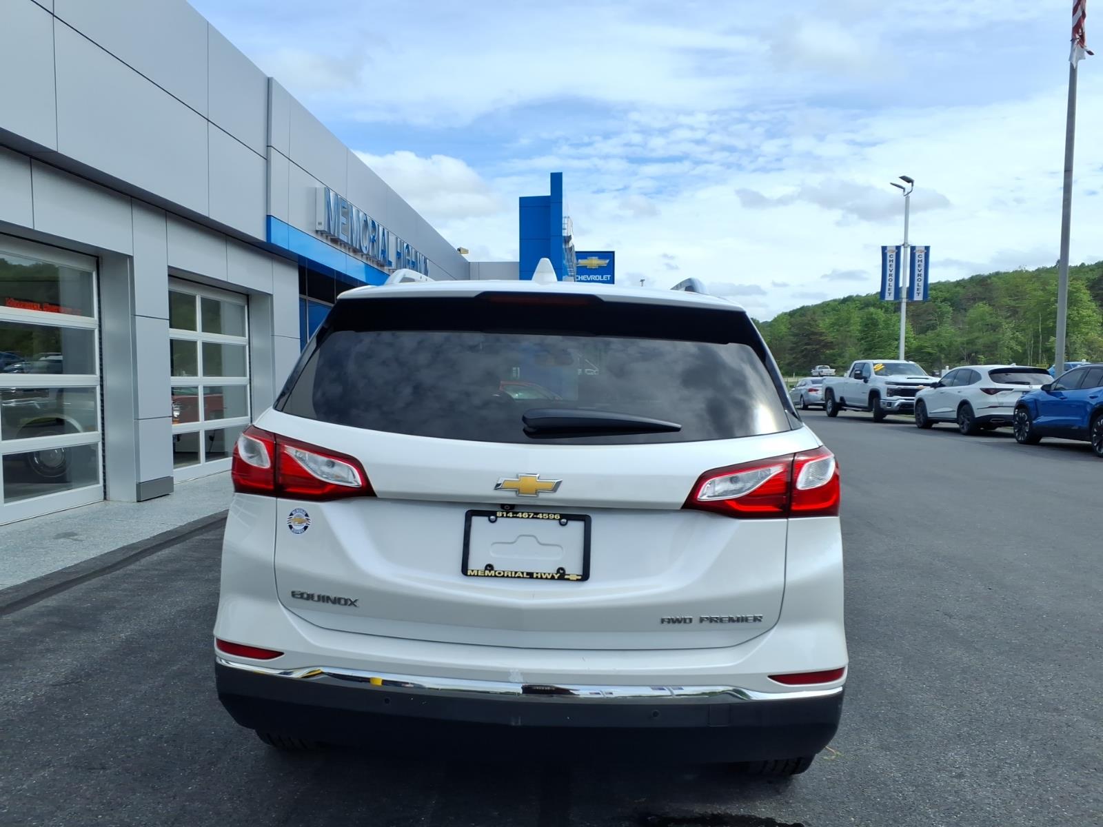 2019 Chevrolet Equinox Premier Summit White at Delaney Chevrolet Nissan Volvo of Greensburg