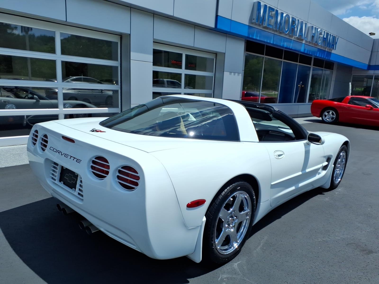 1998 Chevrolet Corvette Base White at Memorial Highway Chevrolet