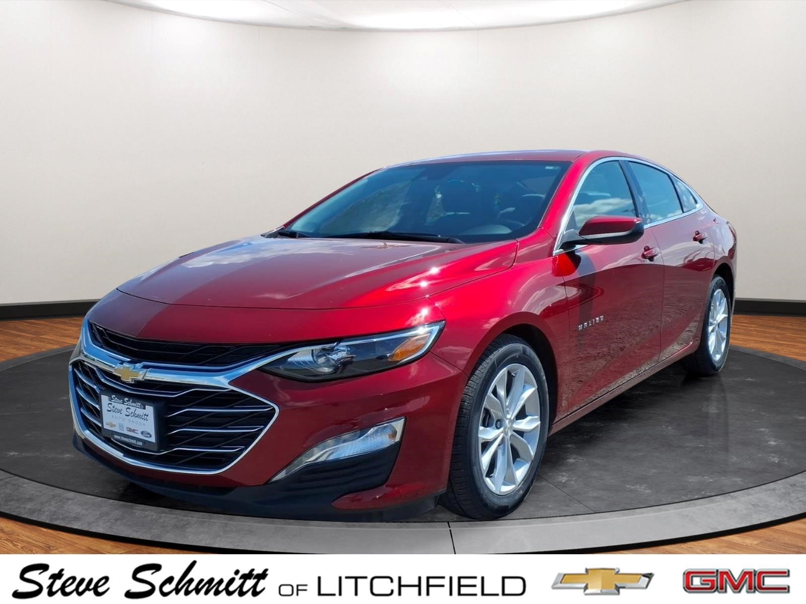 Radiant Red 2025 Chevrolet Malibu Sedan Front-Wheel Drive Continuously Variable Transmission