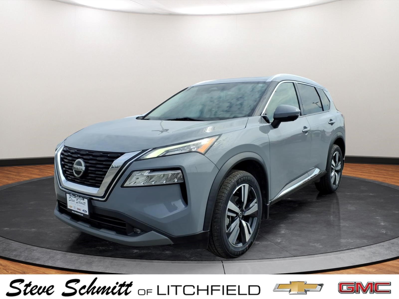 Boulder Gray 2021 Nissan Rogue SUV / Crossover All-Wheel Drive Continuously Variable Transmission