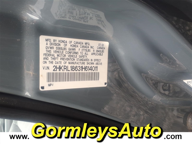 2001 Honda Odyssey EX:614011B