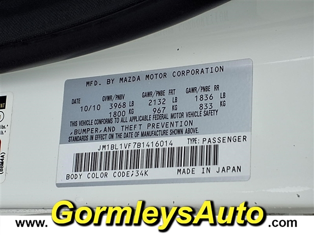 2011 Mazda Mazda3 i Touring:416014B