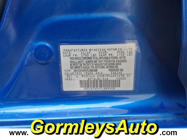 2015 Nissan Versa 1.6 SL:882408B