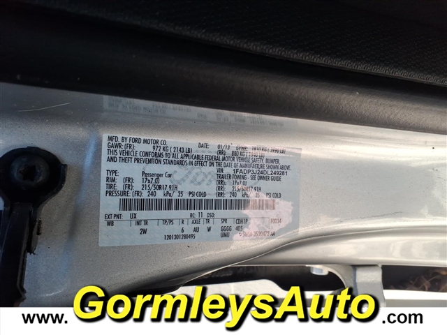 2013 Ford Focus Titanium:249281B