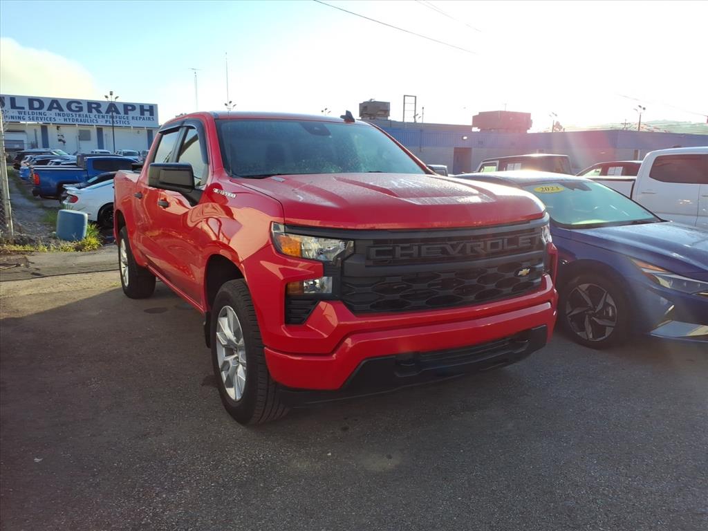 Red 2025 Chevrolet Silverado 1500 Pickup Truck Four-Wheel Drive Automatic