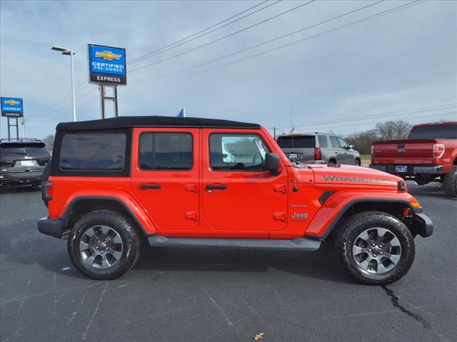 Preowned 2018 Jeep Wrangler Unlimited Sahara for sale by Express Chevrolet in Covington, TN