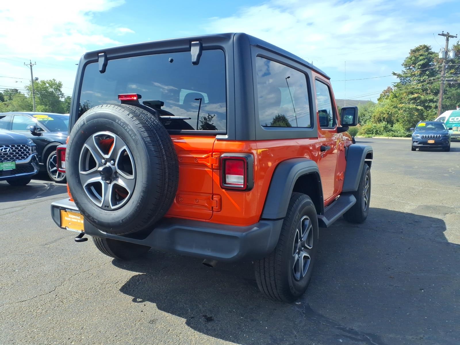 Certified Used 2023 Orange Jeep Sport S image 7
