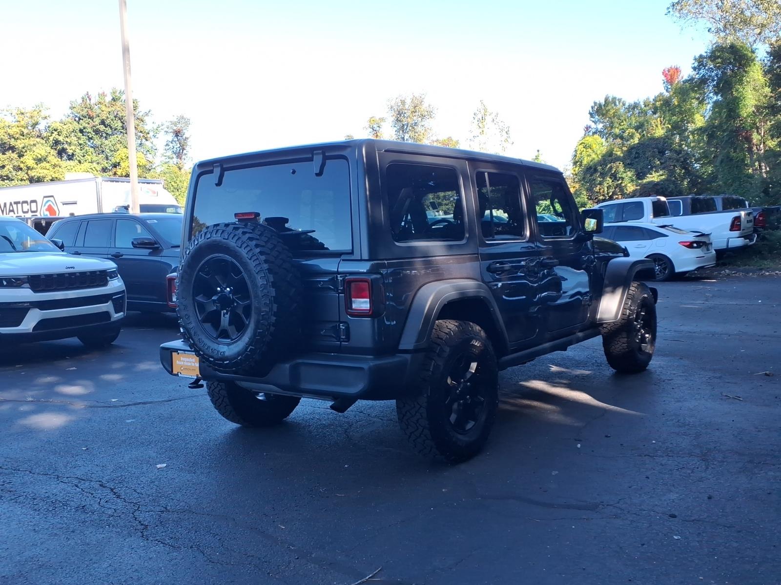 Certified Used 2021 Gray Jeep Unlimited Willys image 7