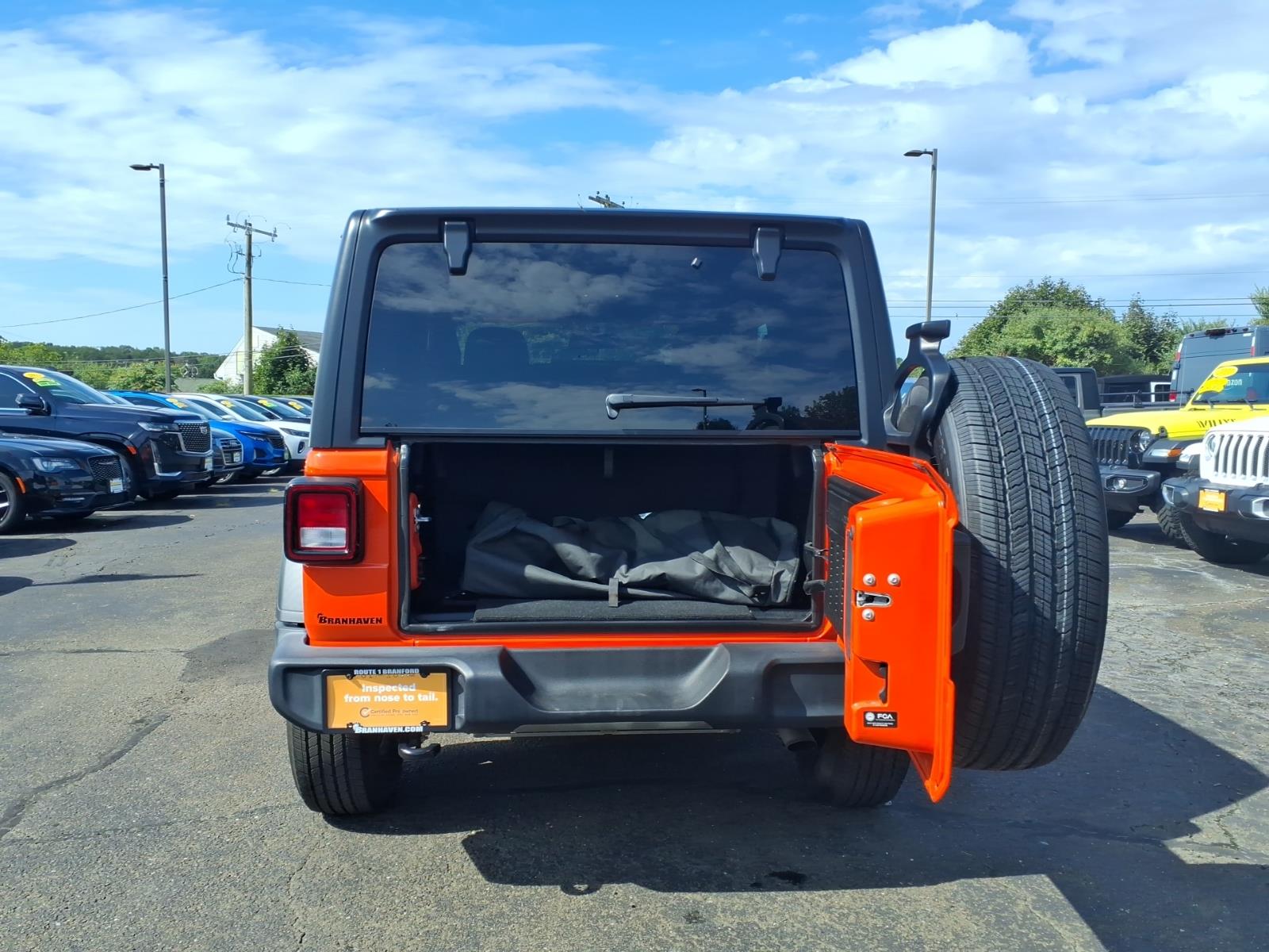 Certified Used 2023 Orange Jeep Sport S image 9