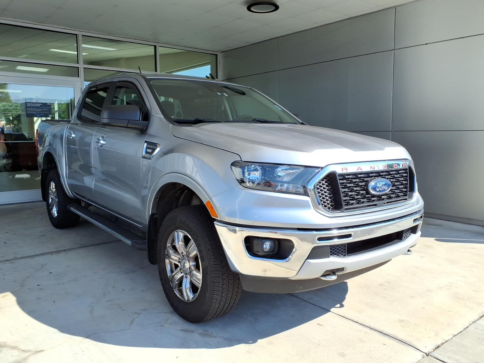 Silver 2022 Ford Ranger Pickup Truck Four-Wheel Drive Automatic