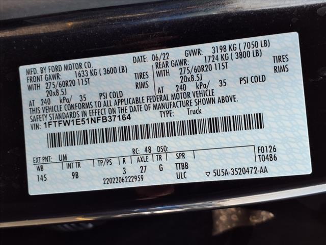 2022 Ford F-150 Platinum