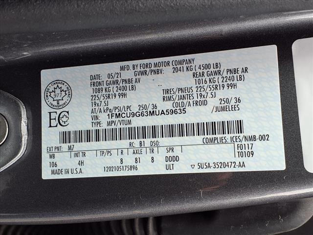 2021 Ford Escape SE