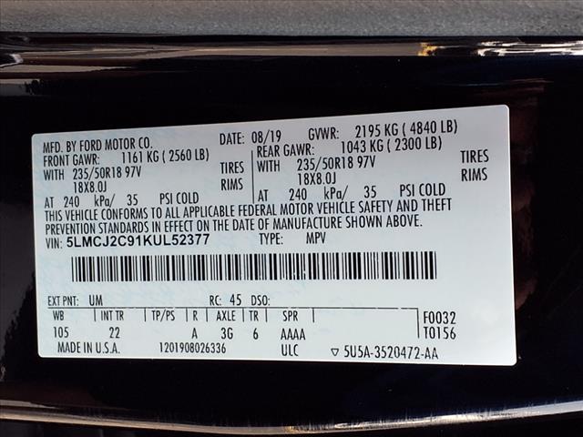 2019 Lincoln MKC Select