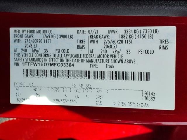 2021 Ford F-150 Platinum