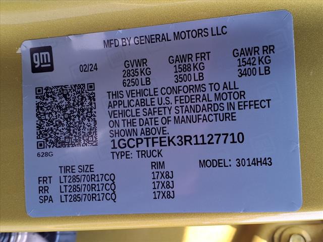2024 Chevrolet Colorado ZR2