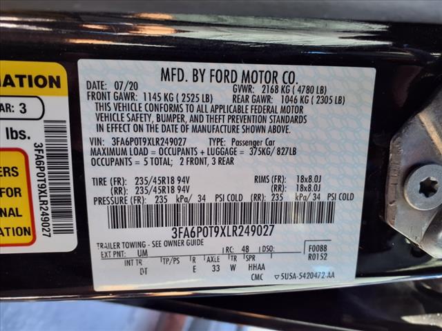 2020 Ford Fusion SE