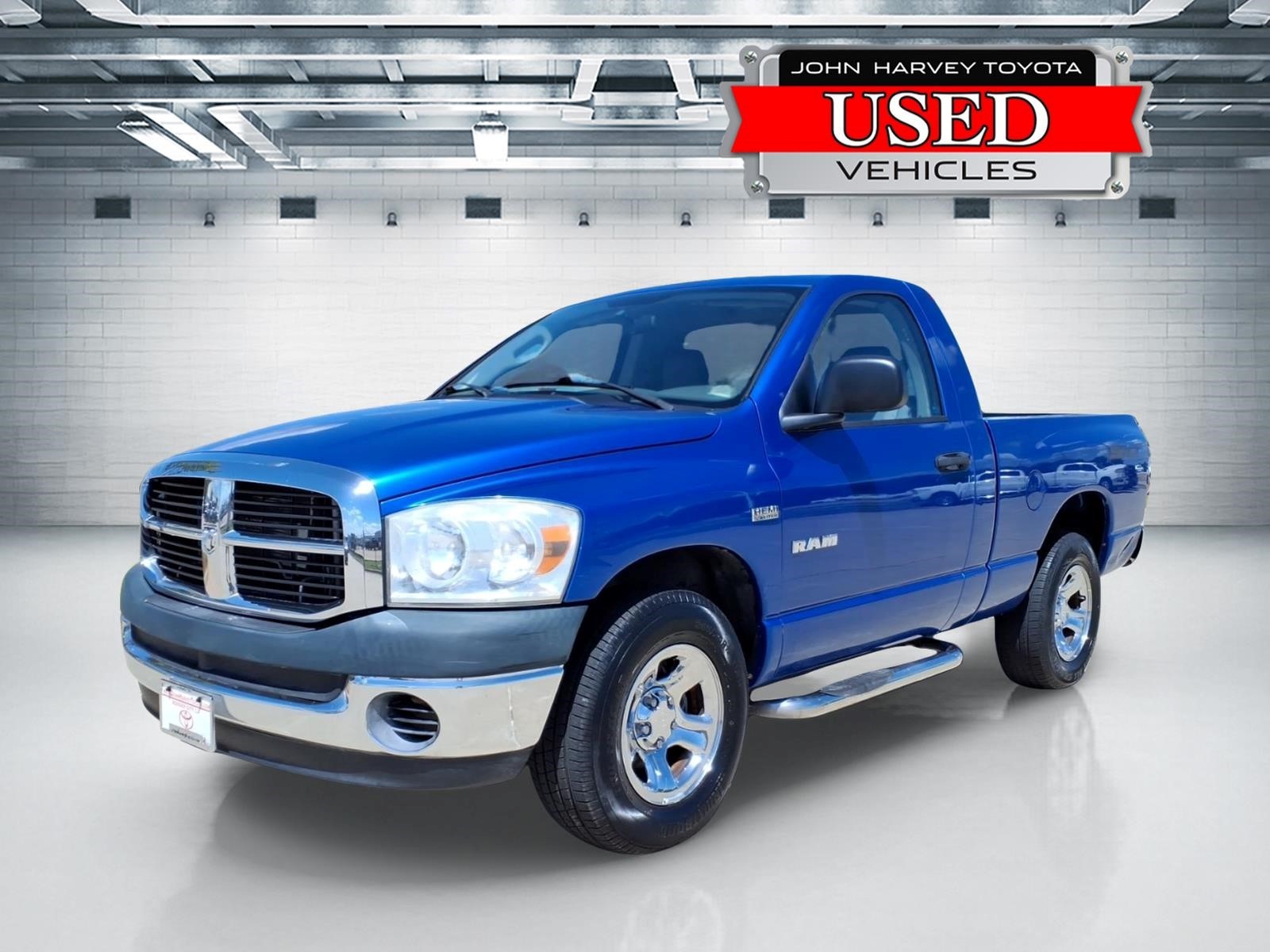 Electric Blue Pea 2008 Dodge RAM 1500 Pickup Truck 5-Speed Automatic