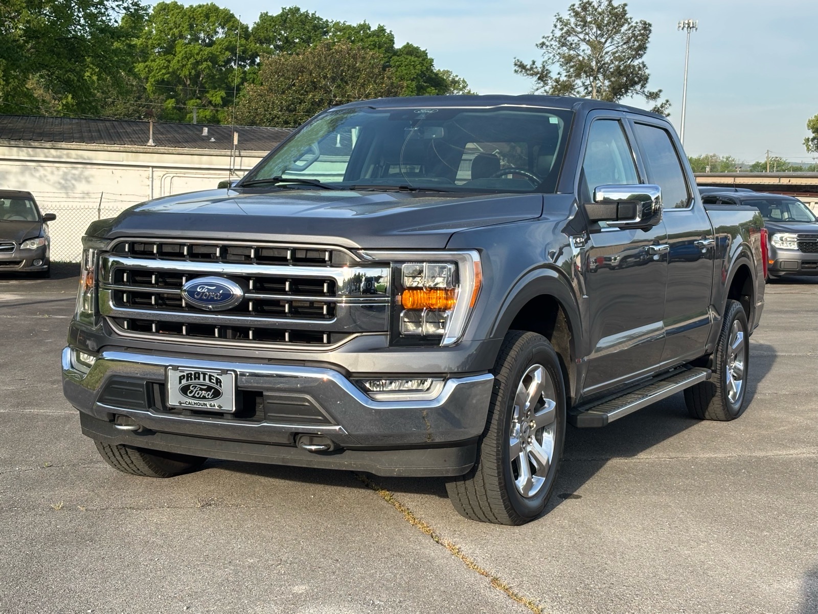 Carbonized Gray 2021 Ford F-150 Lariat SuperCrew 4WD Pickup Truck Four-Wheel Drive Automatic