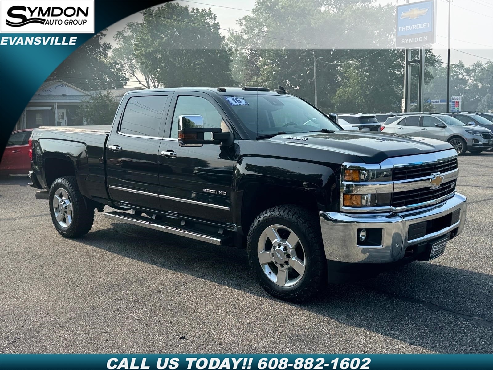 Black 2016 Chevrolet Silverado 2500HD Pickup Truck Four-Wheel Drive Automatic