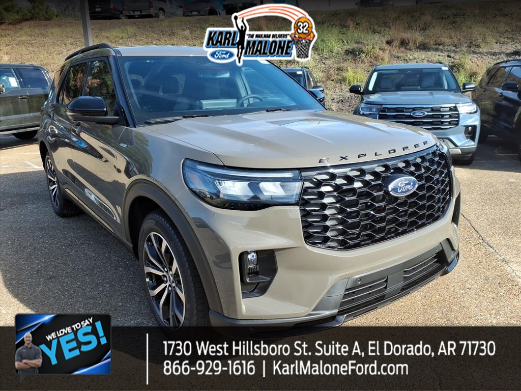 Gray 2026 Ford Explorer ST-Line RWD SUV / Crossover Rear-Wheel Drive Automatic