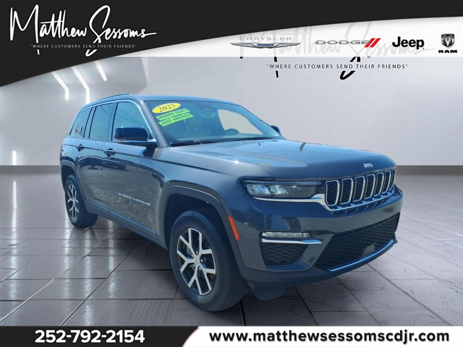 Baltic Gray Metallic Clear Coat (pas) 2025 Jeep Grand Cherokee SUV / Crossover 4X2 8-Speed Automatic