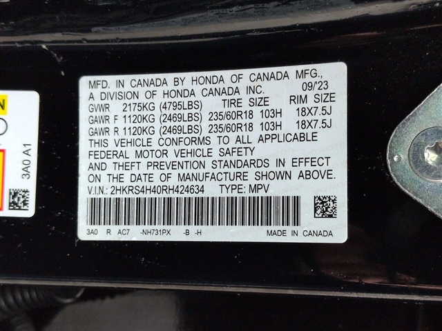 2024 Honda CR-V EX:39602N