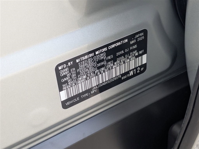 2025 Mitsubishi Outlander SE:MM39600