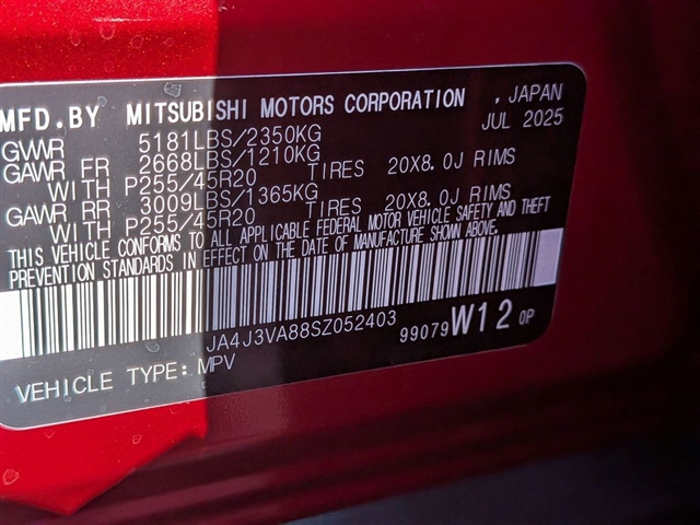 2025 Mitsubishi Outlander SE:MM39870