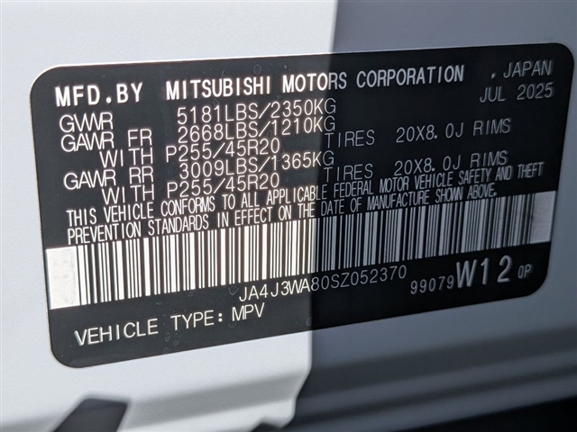 2025 Mitsubishi Outlander SEL:MM39860