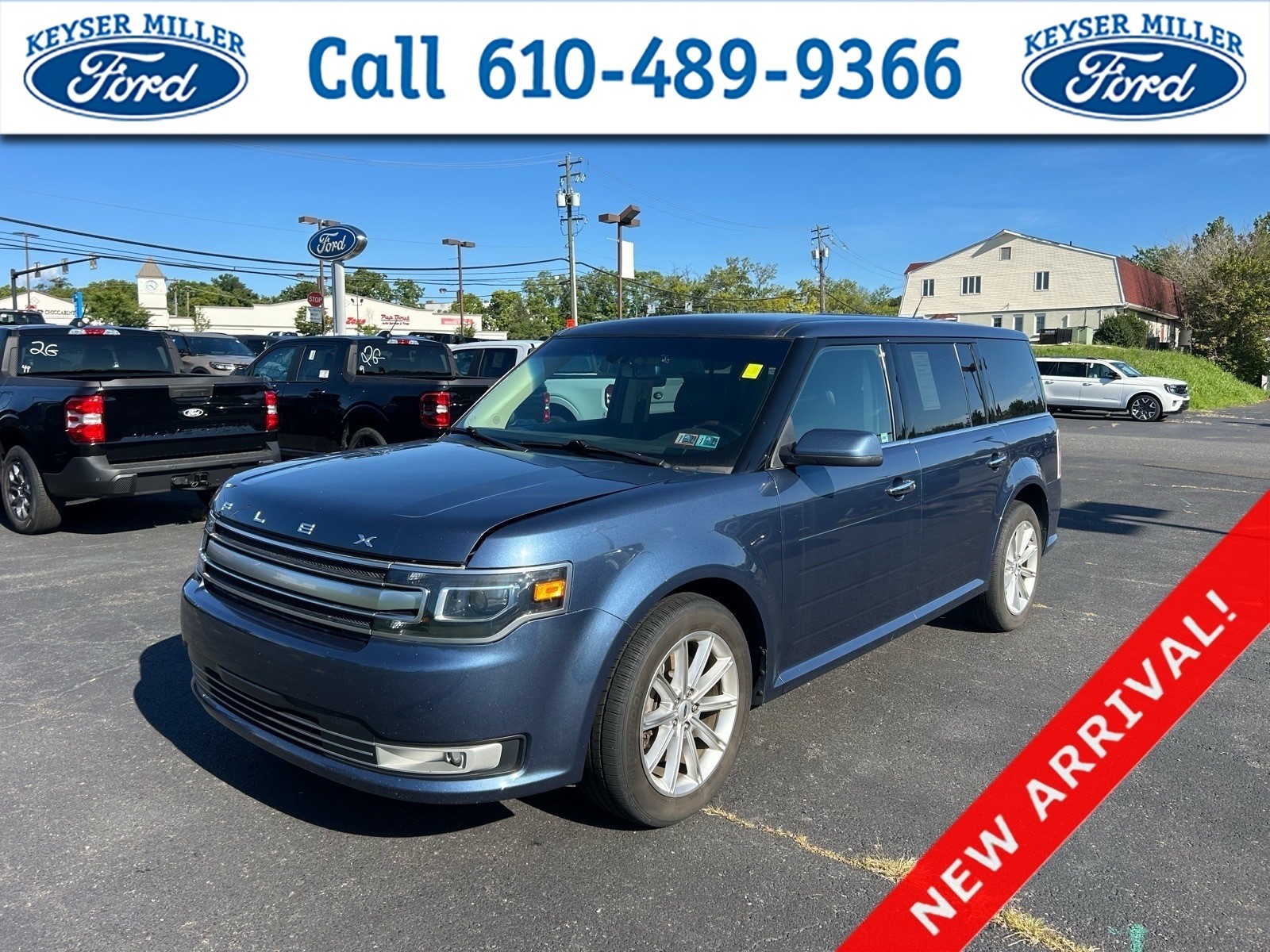 Blue Metallic 2019 Ford Flex SUV / Crossover All-Wheel Drive 6-Speed Automatic